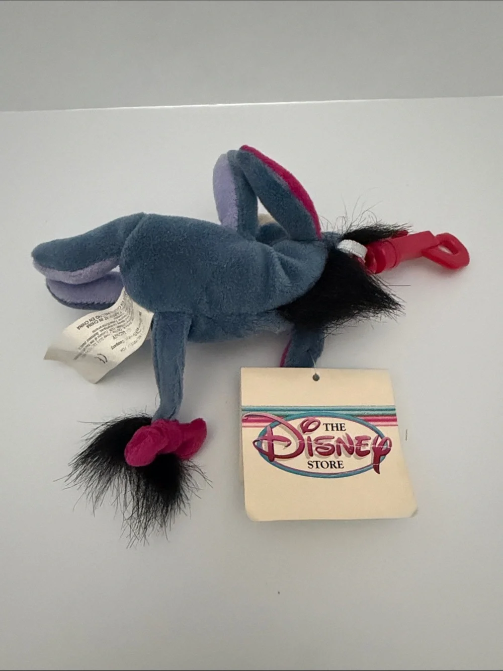 Plush Vintage Disney Eeyore plush keychain